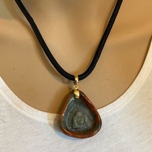 14K Solid Gold Happy Laughing Male Buddha Carved 3D Grade A Natural Jade Pendant